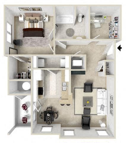 a floor plan of a house